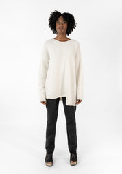 Oversized Alpaca and Wool Knit Pullover