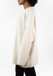 Oversized Alpaca and Wool Knit Pullover