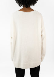 Oversized Alpaca and Wool Knit Pullover