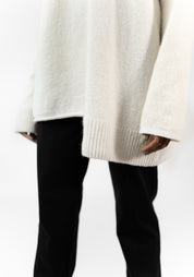 Oversized Alpaca and Wool Knit Pullover