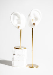 14K Gold Mini Swift Studs