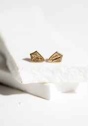 14K Gold Mini Swift Studs