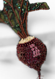 Beet Root Embroidered Pin - December Thieves