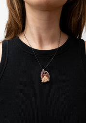 Ochre Beaded Fringe Necklace - December Thieves