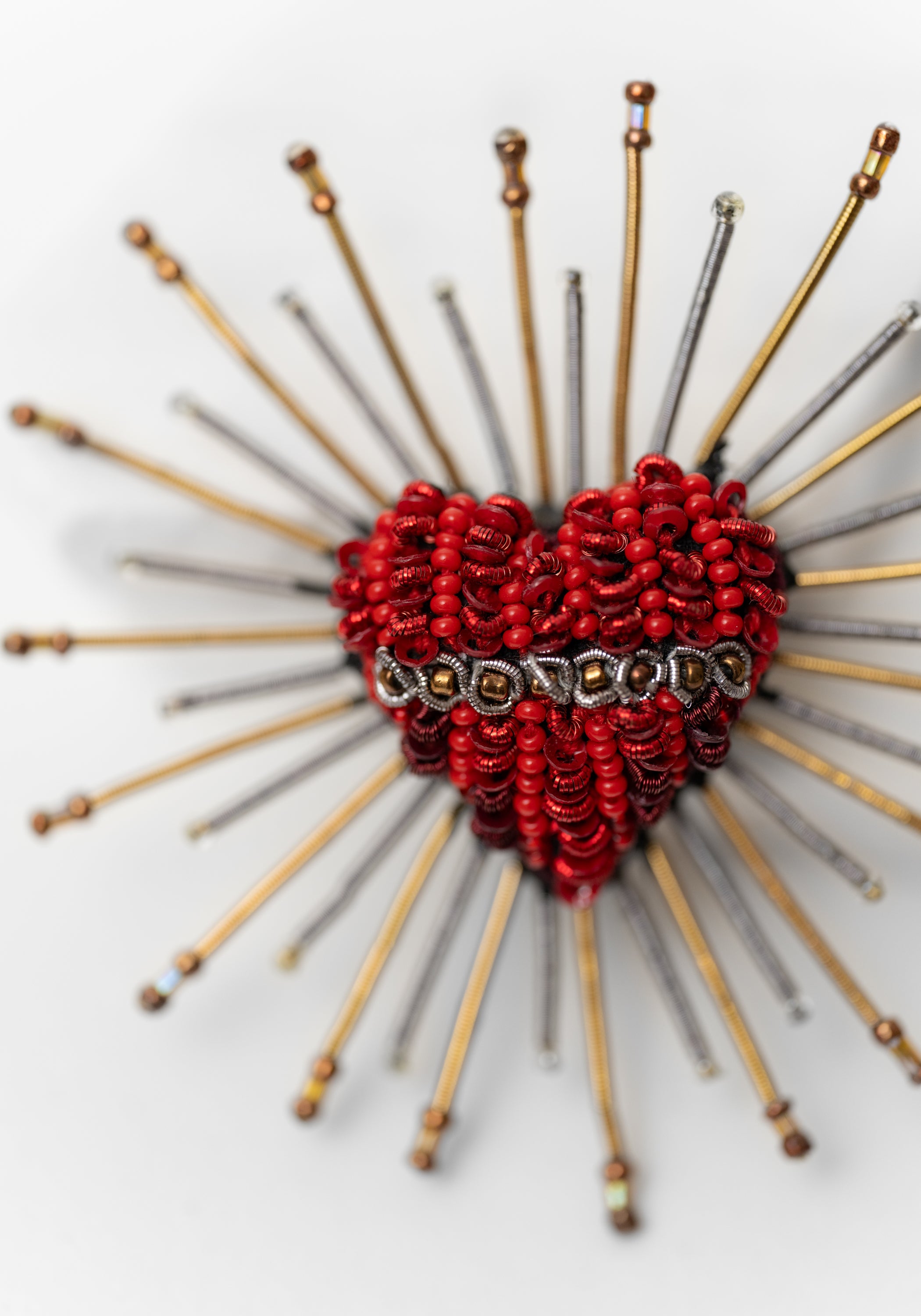 Sacred Heart Embroidered Pin - December Thieves