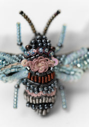 Rose Bee Embroidered Pin - December Thieves