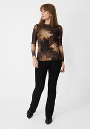 Florence Printed Double Sheer Top - December Thieves