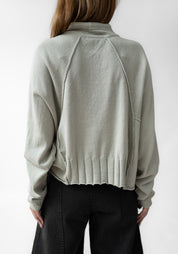Drawstring Neck Wool Blend Knit Pullover - December Thieves