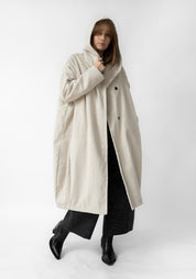 Oversized Fleece Lined Hooded Bubble Jacket - December Thieves