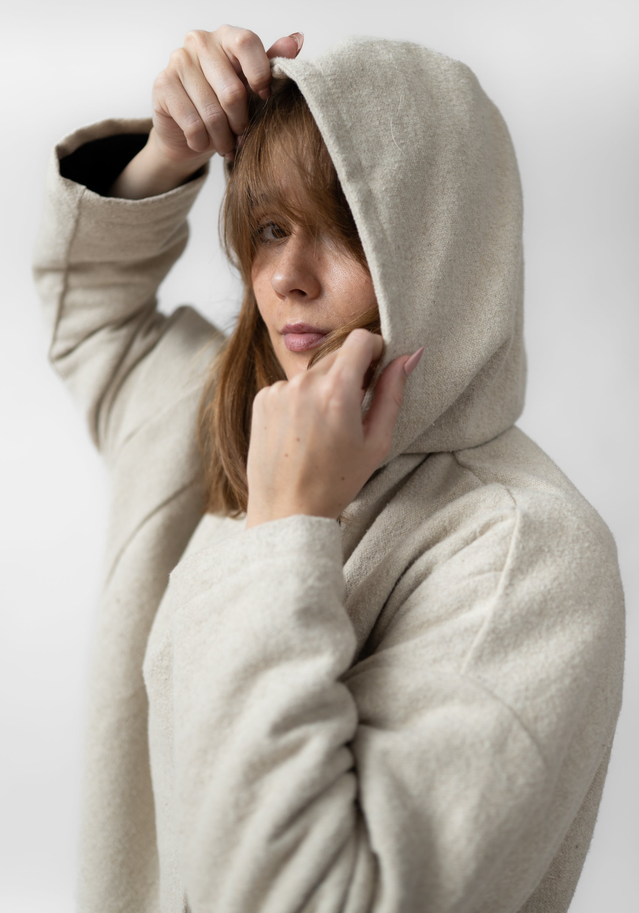 Oversized Fleece Lined Hooded Bubble Jacket - December Thieves