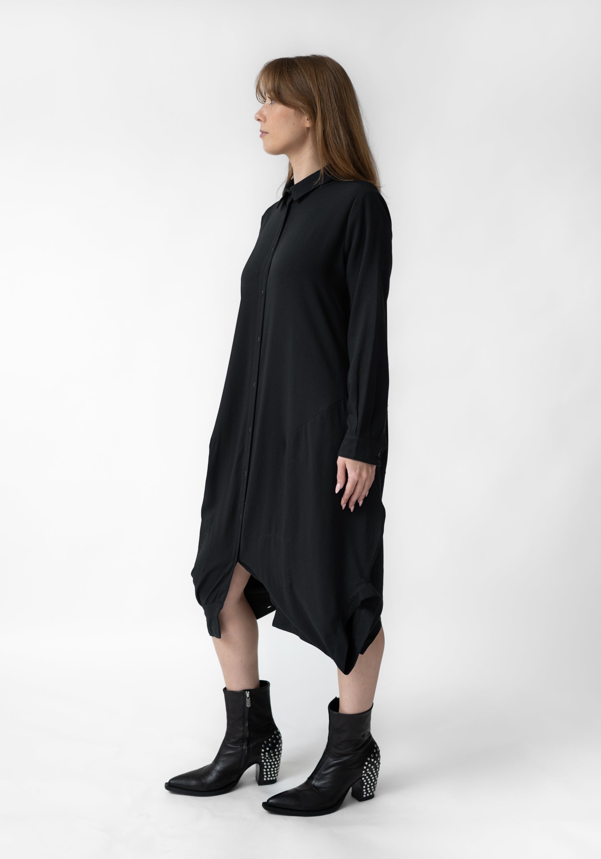 Upside Down Detail Button Front Tunic - December Thieves