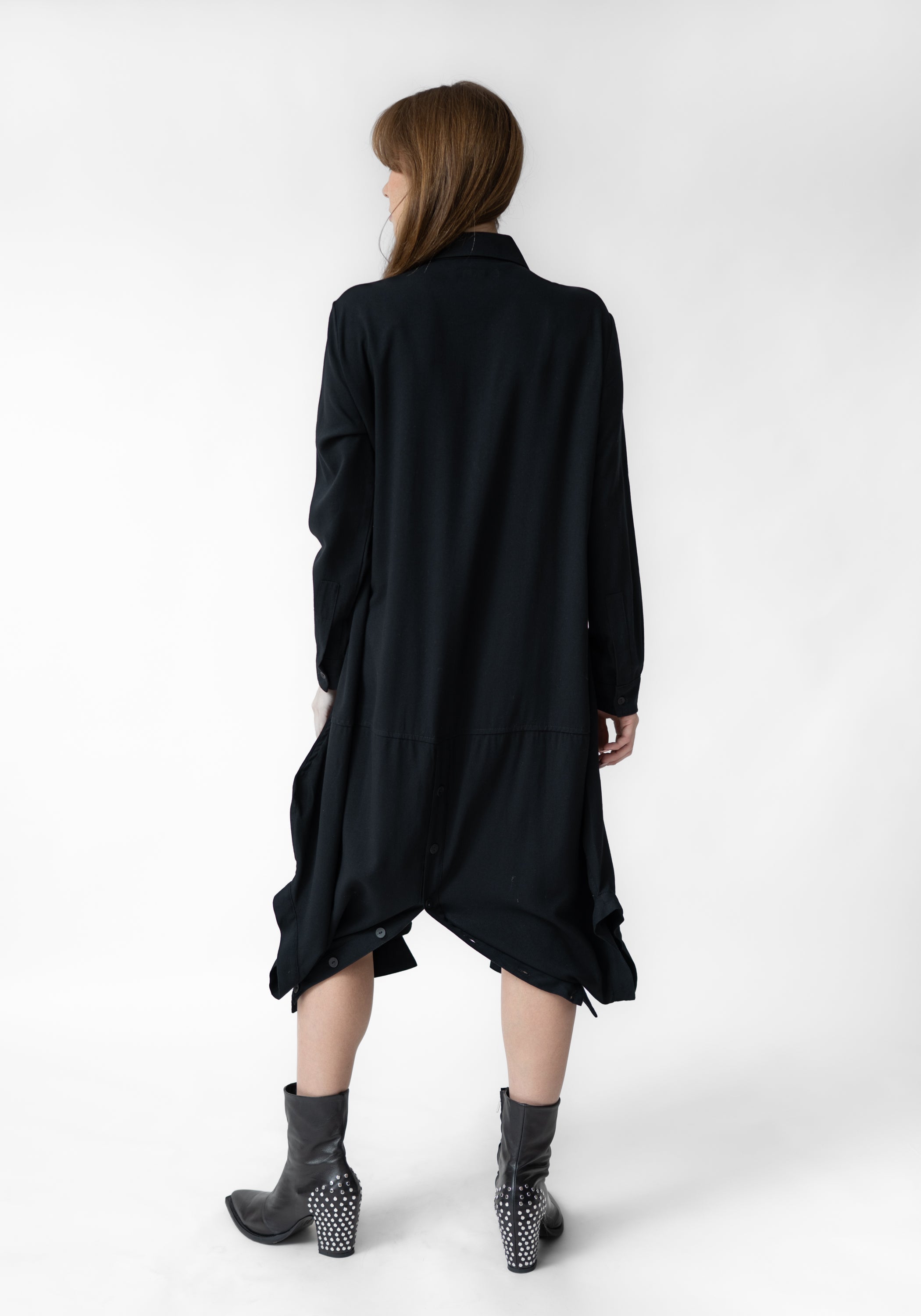 Upside Down Detail Button Front Tunic - December Thieves