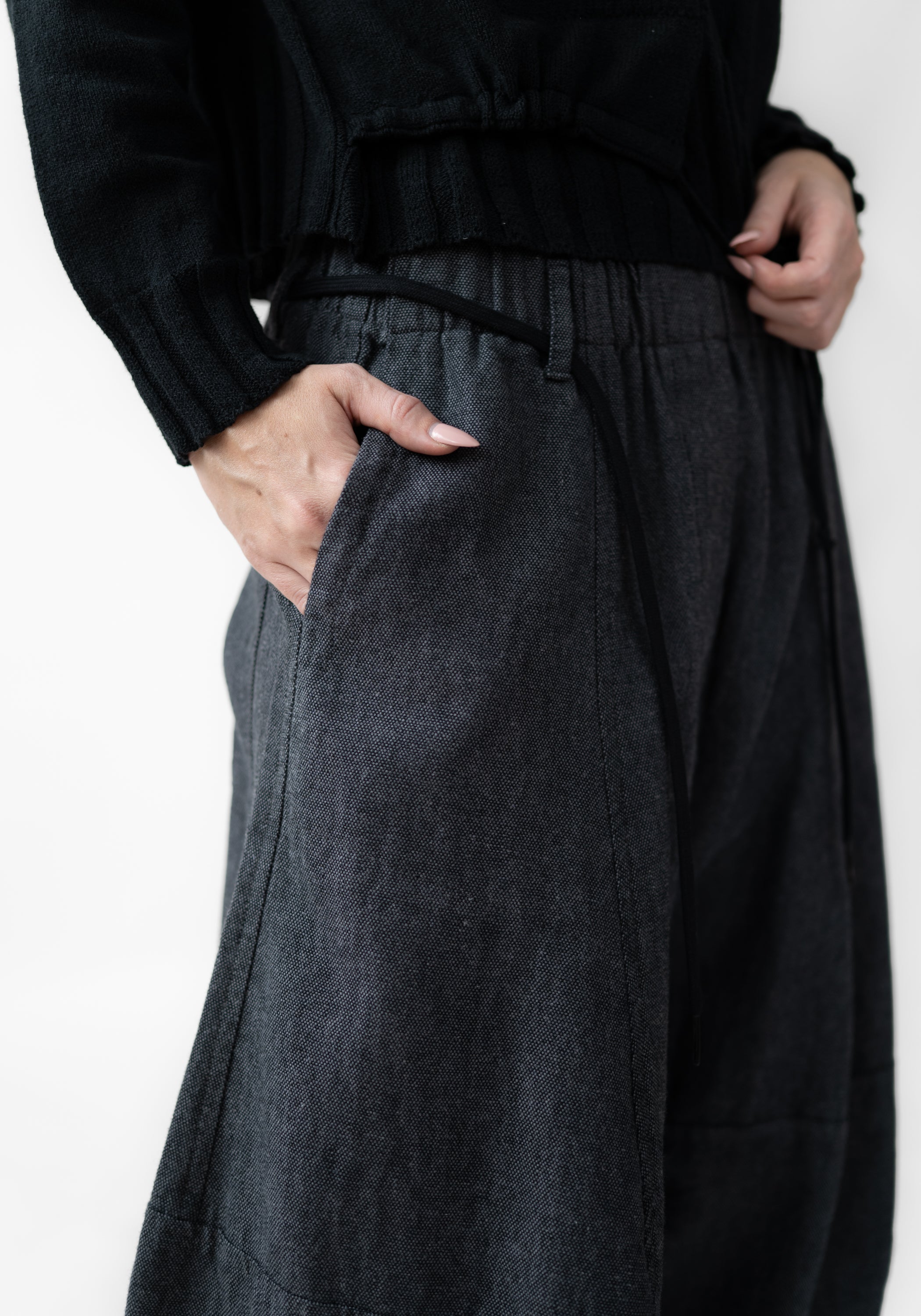 Tapered Full Leg Drop Seat Pants - December Thieves