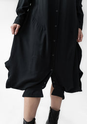 Upside Down Detail Button Front Tunic - December Thieves