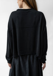 Oversized Drop Shoulder Wool Blend Knit Cardigan - December Thieves