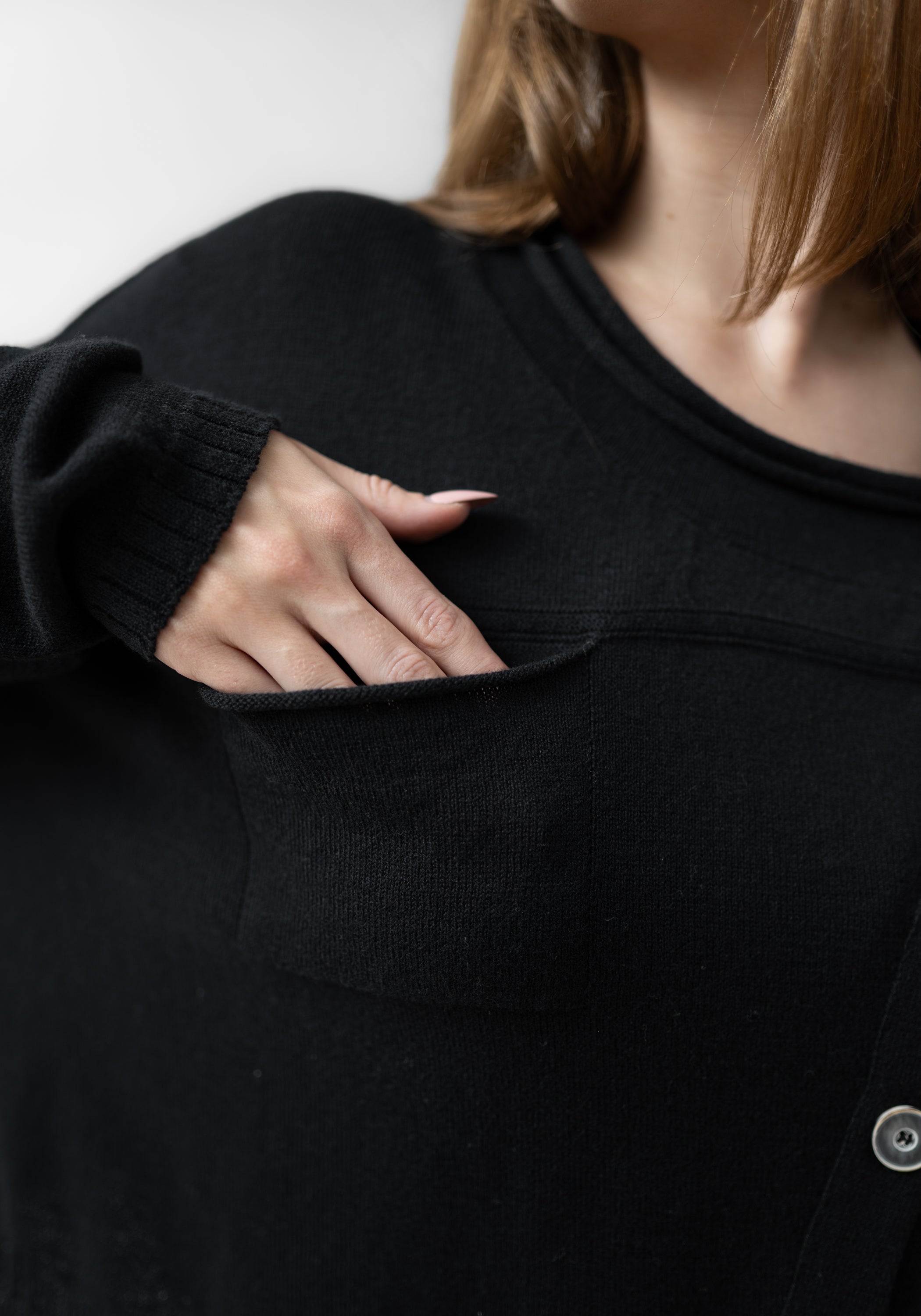 Oversized Drop Shoulder Wool Blend Knit Cardigan - December Thieves