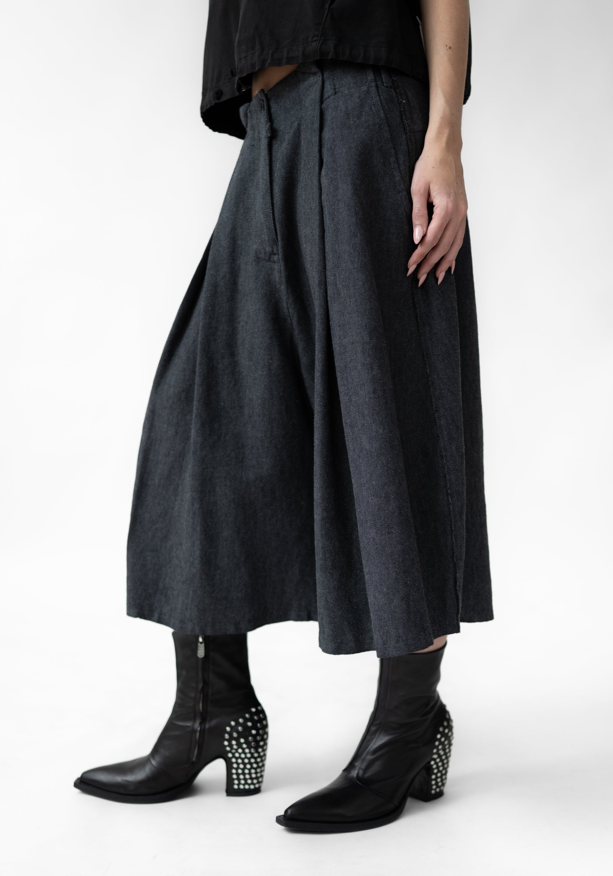 Cropped Wide Leg Pants - December Thieves