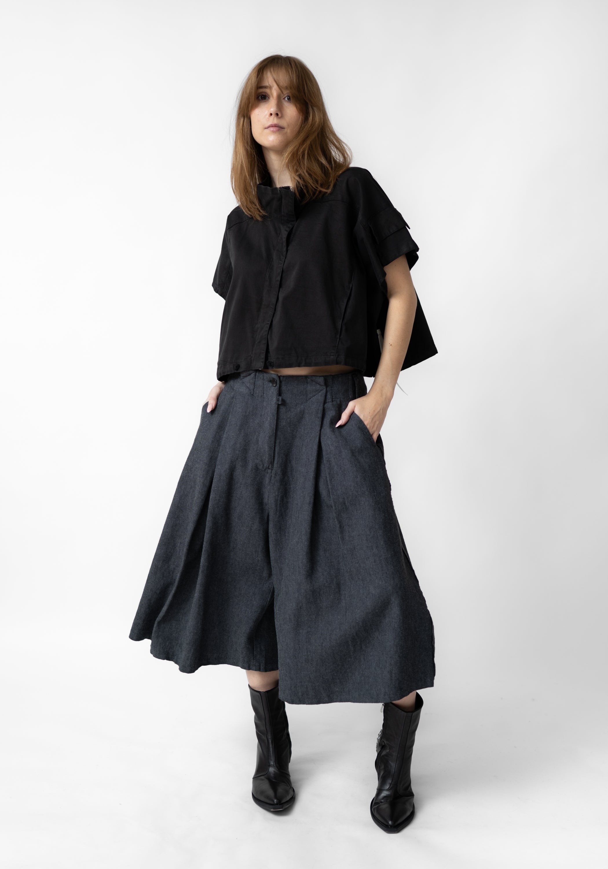 Cropped Wide Leg Pants - December Thieves