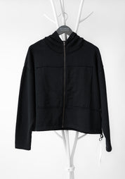 Oversized Drop Shoulder Hooded Jersey Jacket - December Thieves