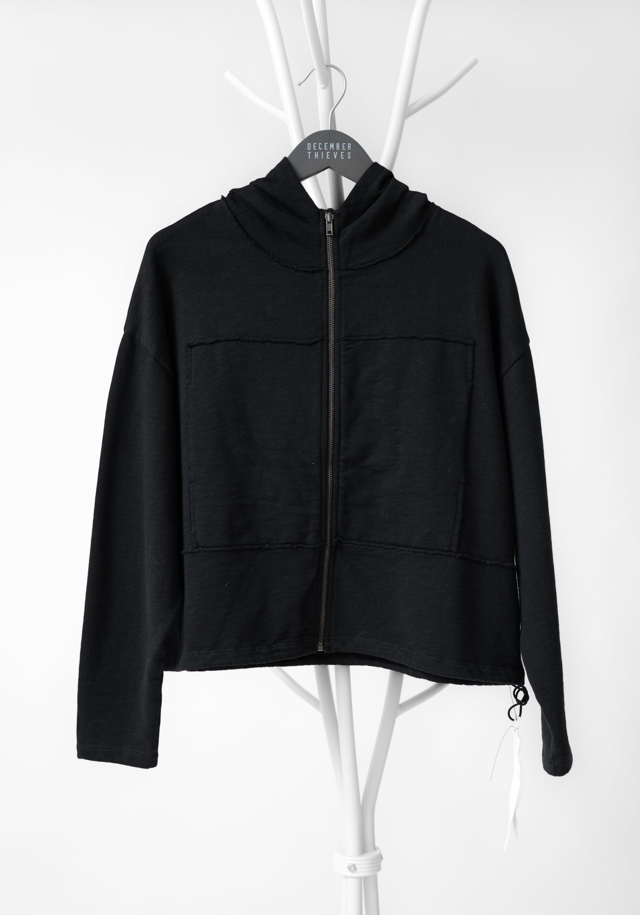 Oversized Drop Shoulder Hooded Jersey Jacket - December Thieves