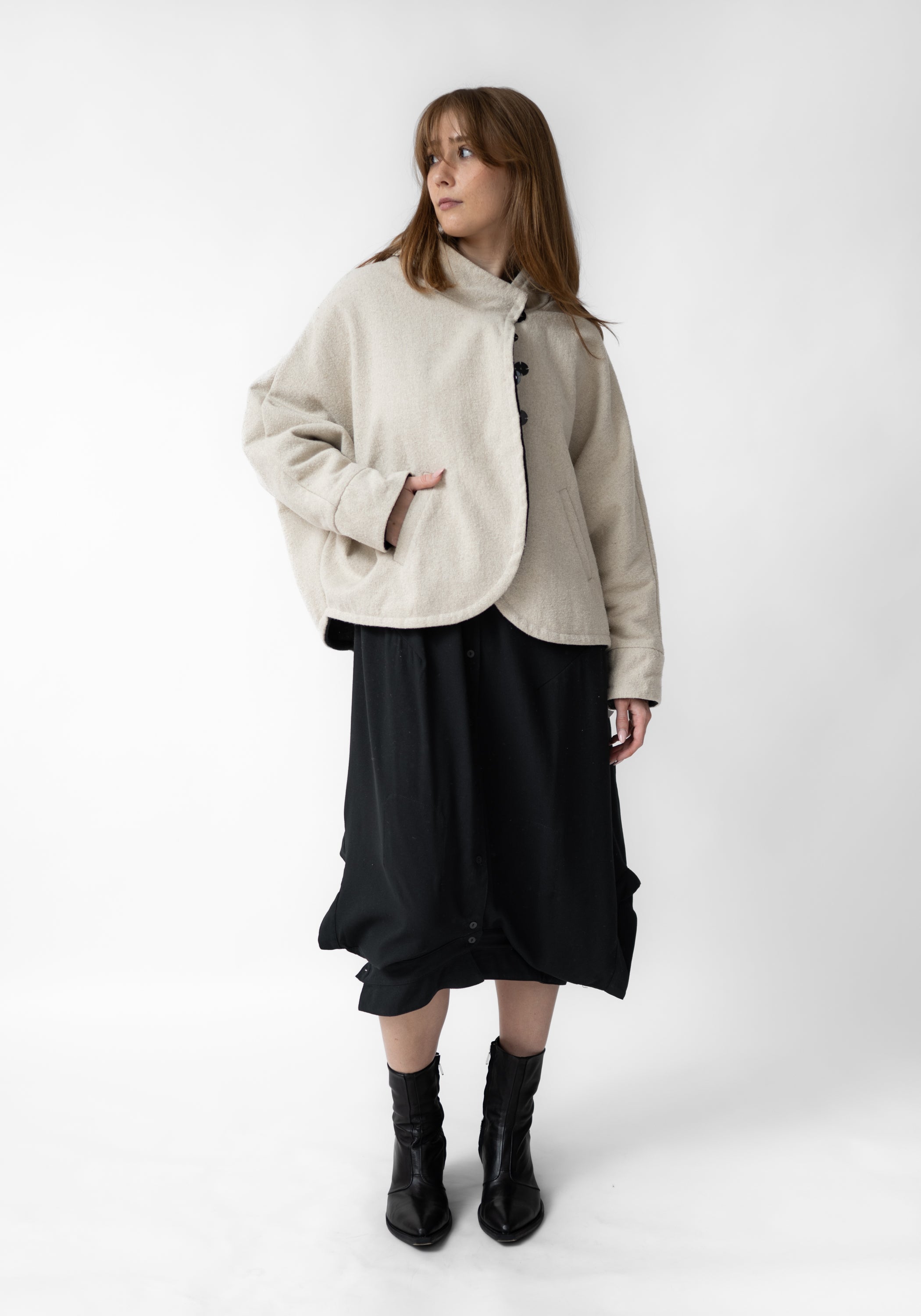 Oversized Drop Shoulder Fleece Lined Jacket - December Thieves