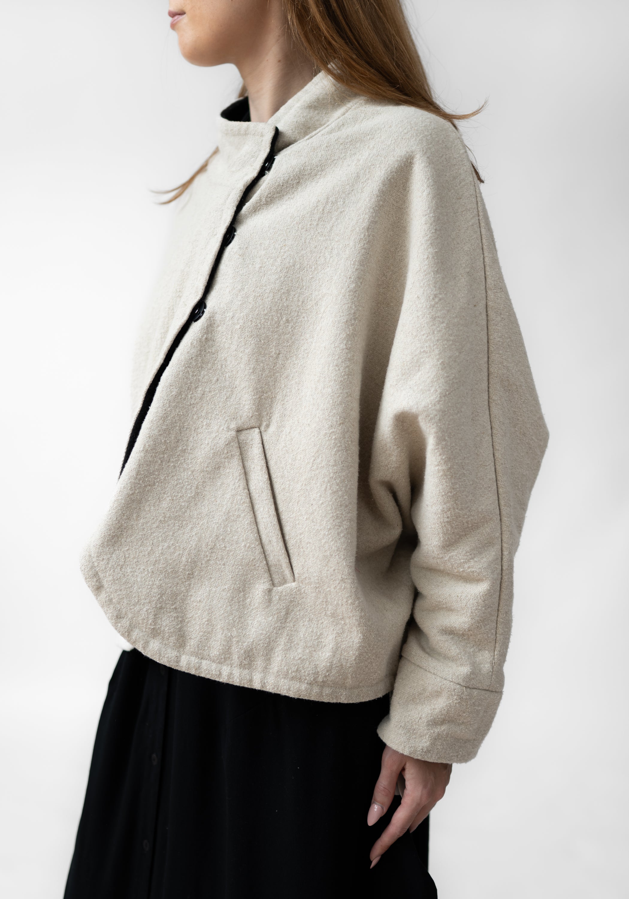 Oversized Drop Shoulder Fleece Lined Jacket - December Thieves