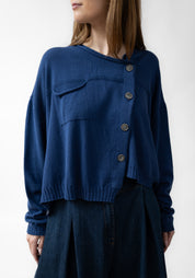 Oversized Drop Shoulder Wool Blend Knit Cardigan - December Thieves