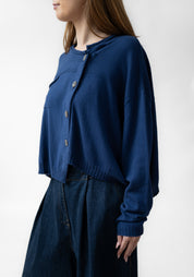 Oversized Drop Shoulder Wool Blend Knit Cardigan - December Thieves