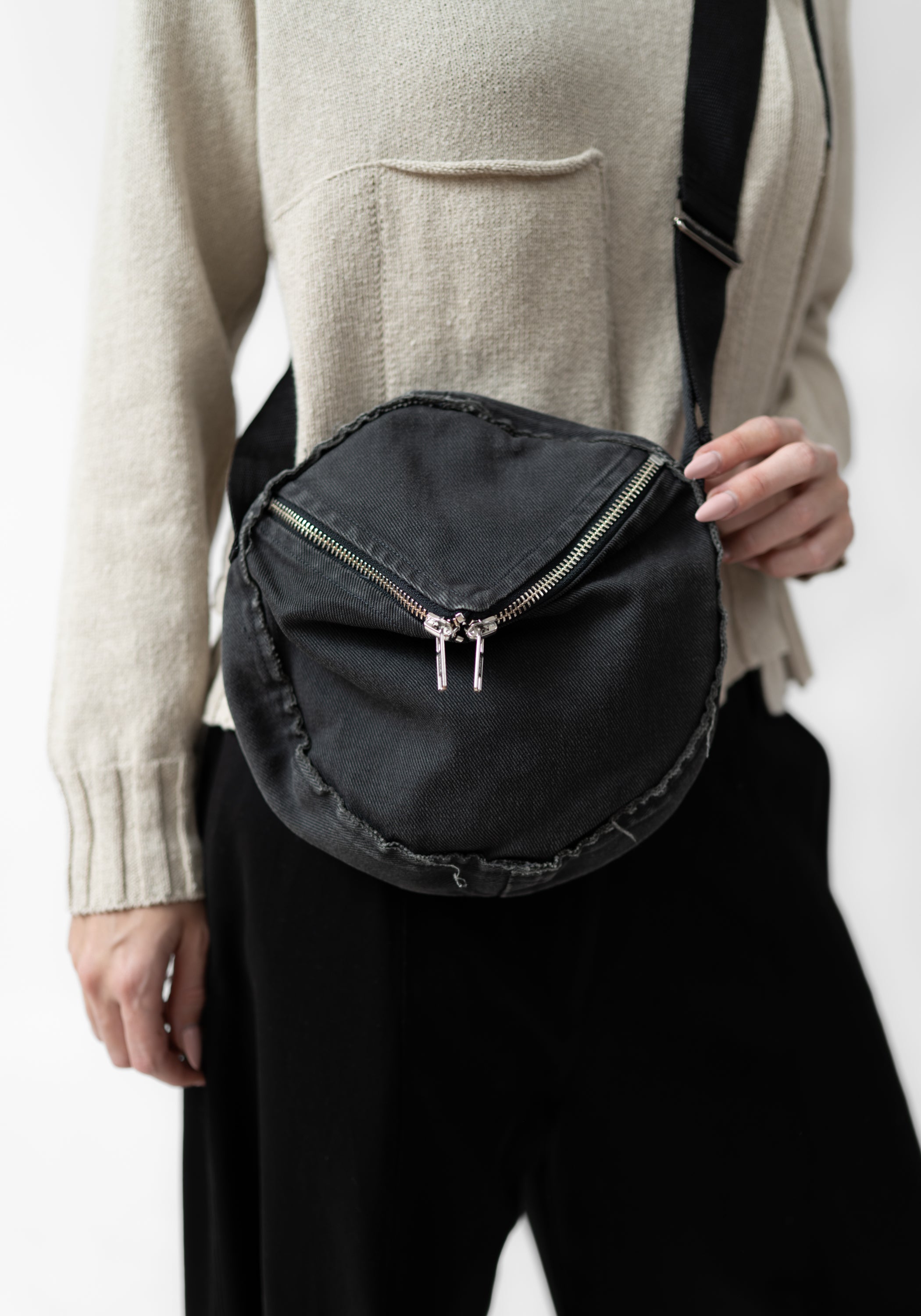 Distressed Denim Crossbody - December Thieves