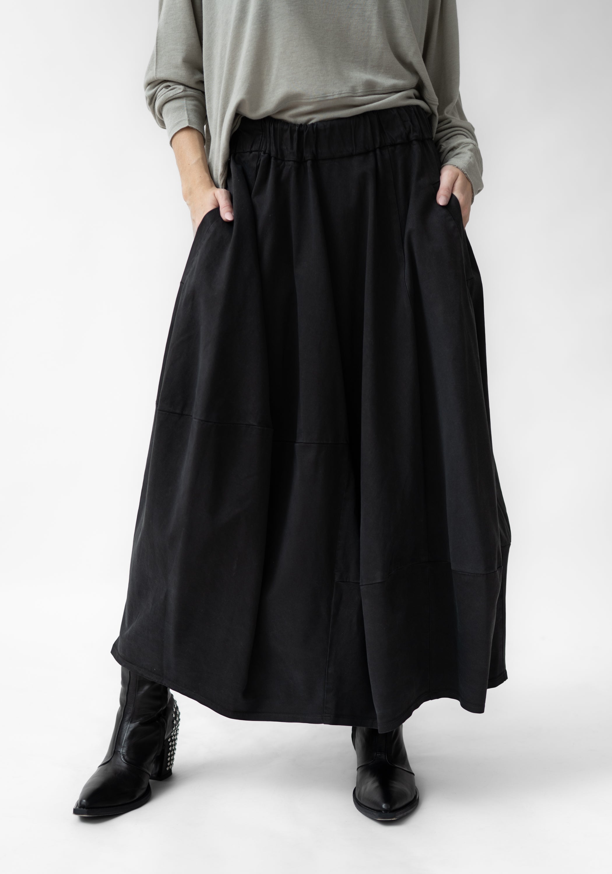 Asymmetric Paneled Bubble Skirt - December Thieves