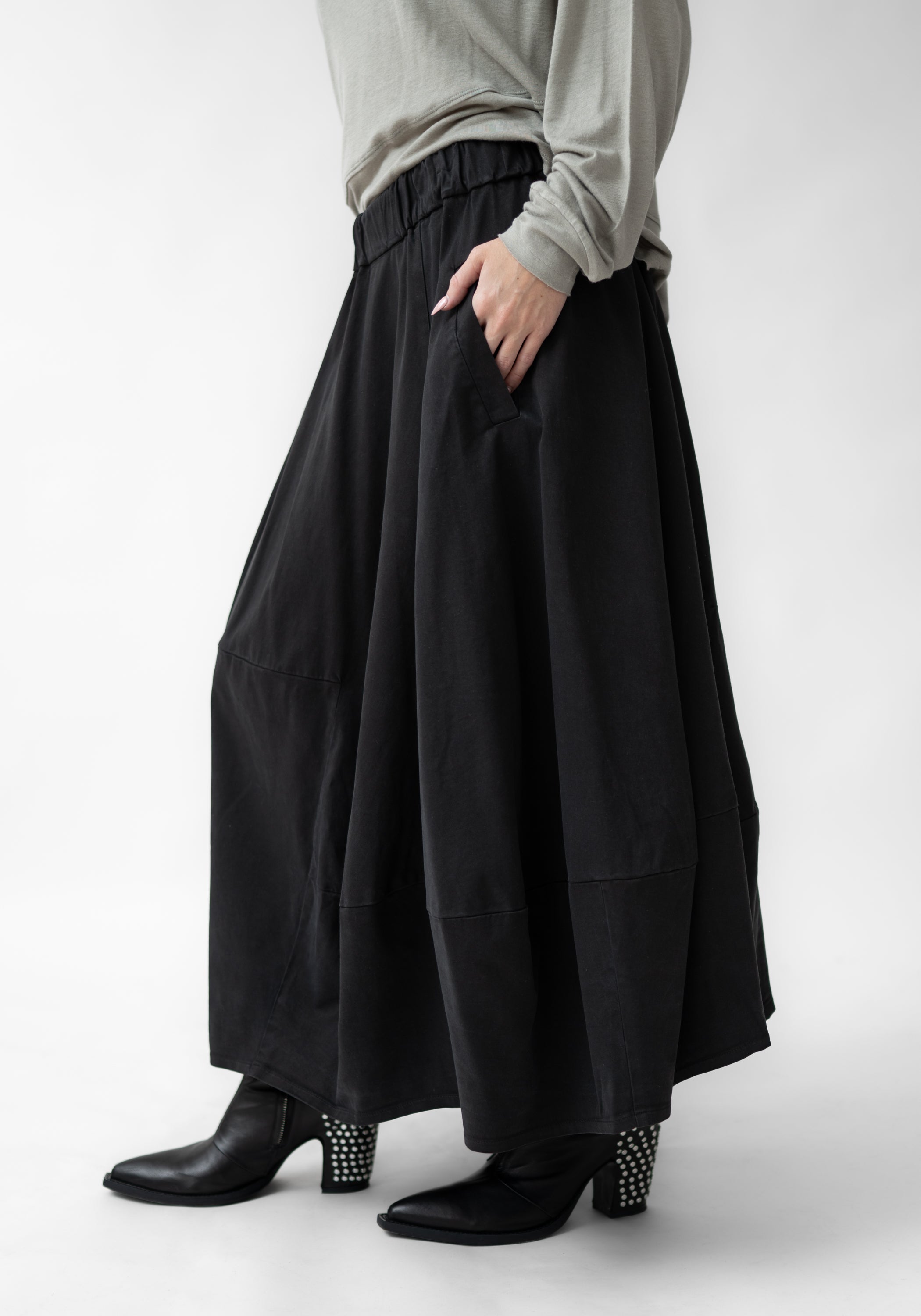 Asymmetric Paneled Bubble Skirt - December Thieves