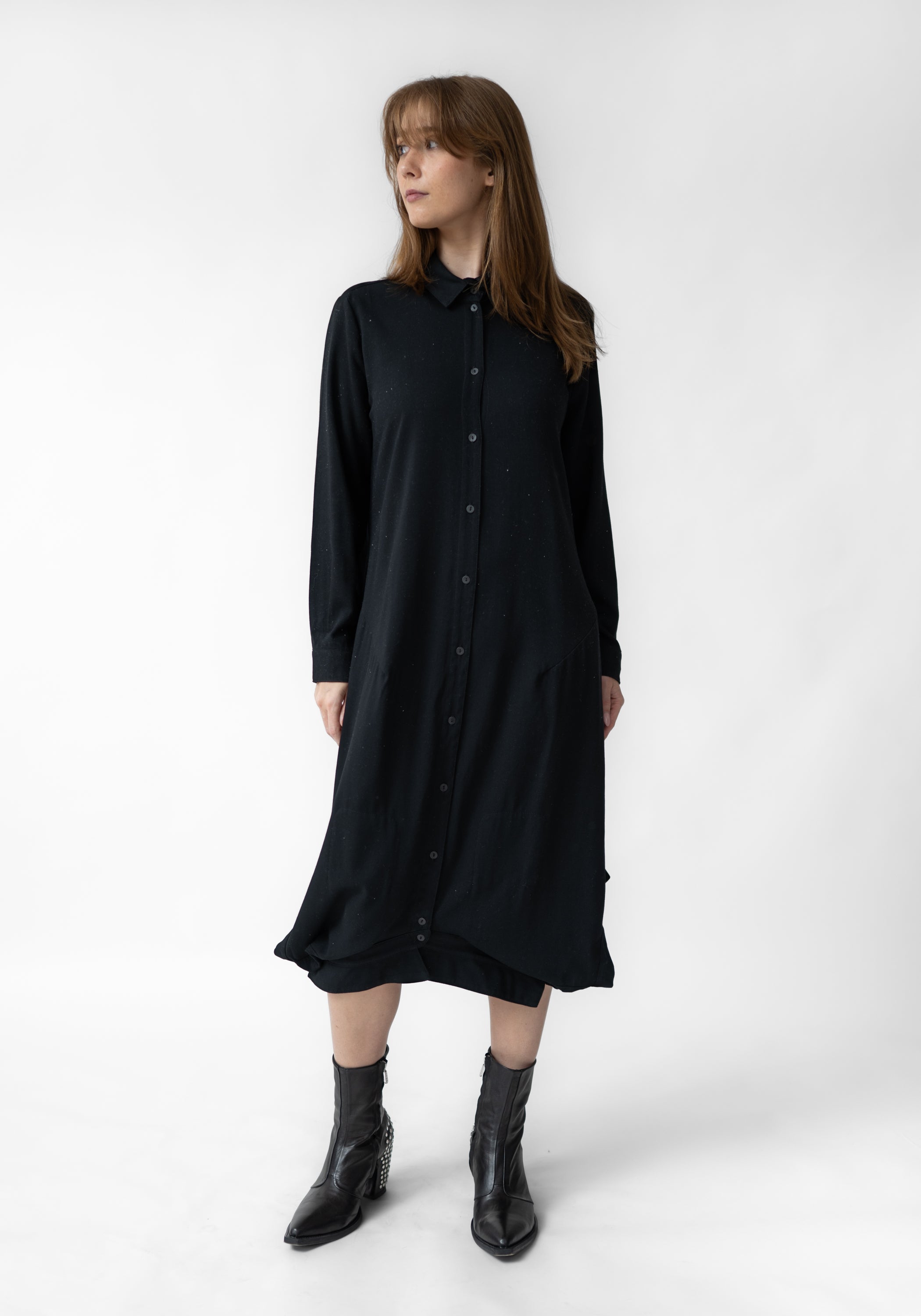 Upside Down Detail Button Front Tunic - December Thieves
