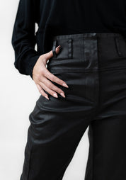 Coated Straight Leg Pants - December Thieves