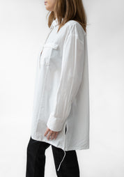 Oversized Drawstring Hem Blouse - December Thieves