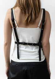Draped Overbust Fringe and Leather Harness - December Thieves