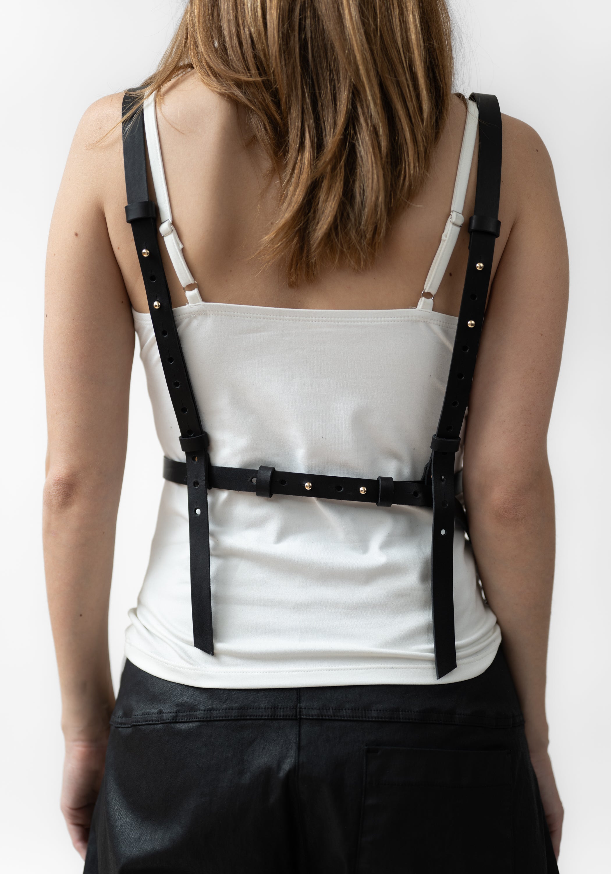 Draped Overbust Fringe and Leather Harness - December Thieves