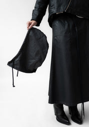 Coated Asymmetric Jacket with Removable Hood - December Thieves