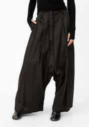 Extreme Drop Seat Pleat Detail Pants - December Thieves