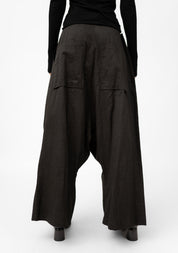 Extreme Drop Seat Pleat Detail Pants - December Thieves