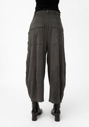 Bold Pocket Detail Faux Suede Pants - December Thieves