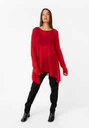 Asymmetric Wool Blend Knit Pullover - December Thieves