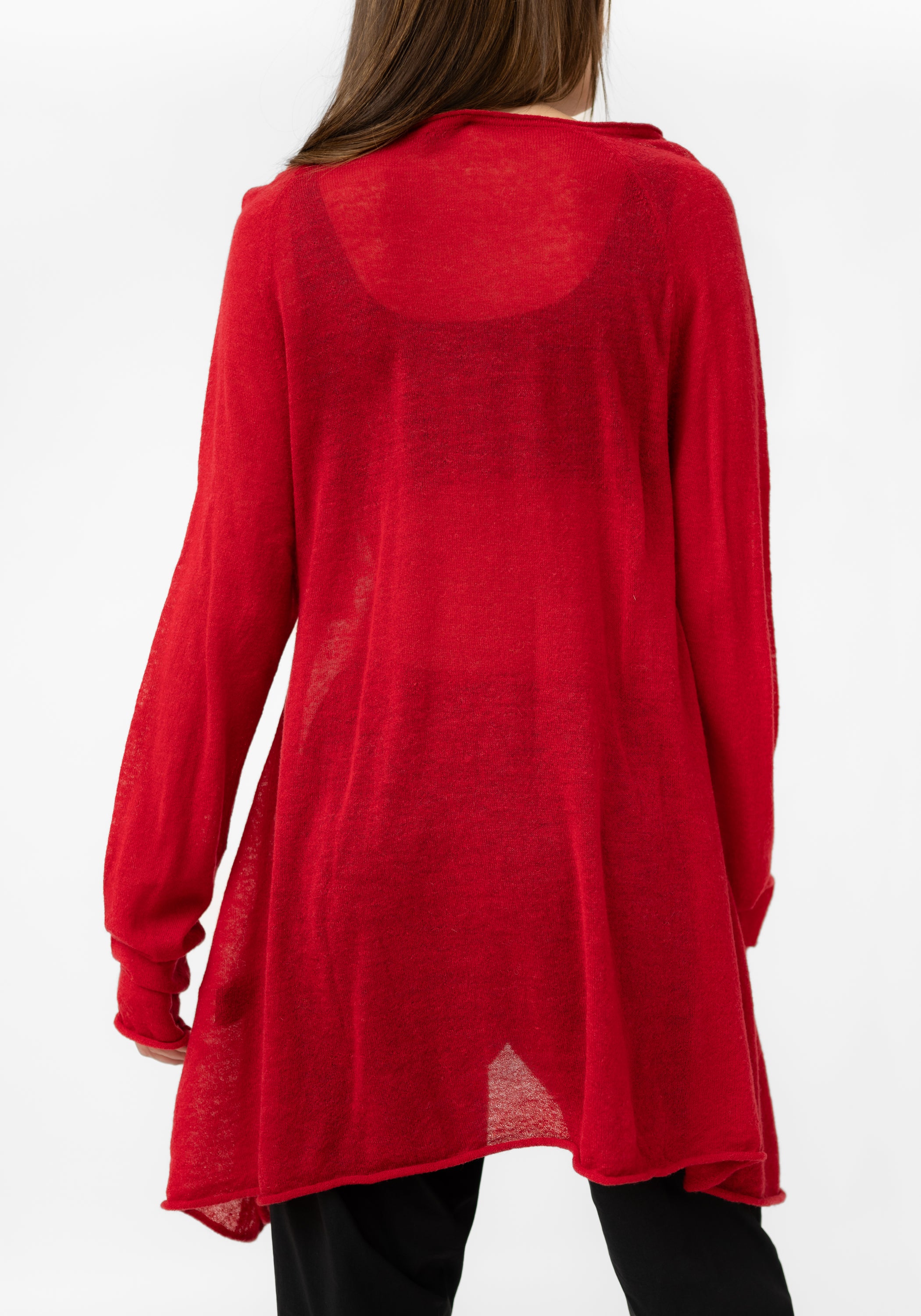 Asymmetric Wool Blend Knit Pullover - December Thieves