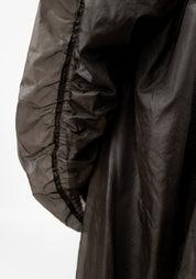 Sheer Silk Gathered Sleeve Maxi Coat - December Thieves