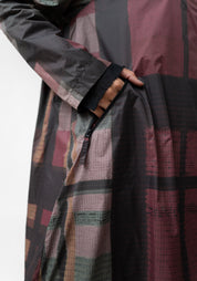 Asymmetric Zip Front Waterproof Hooded Jacket