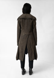 Tailored Linen and Wool Blend Riding Jacket