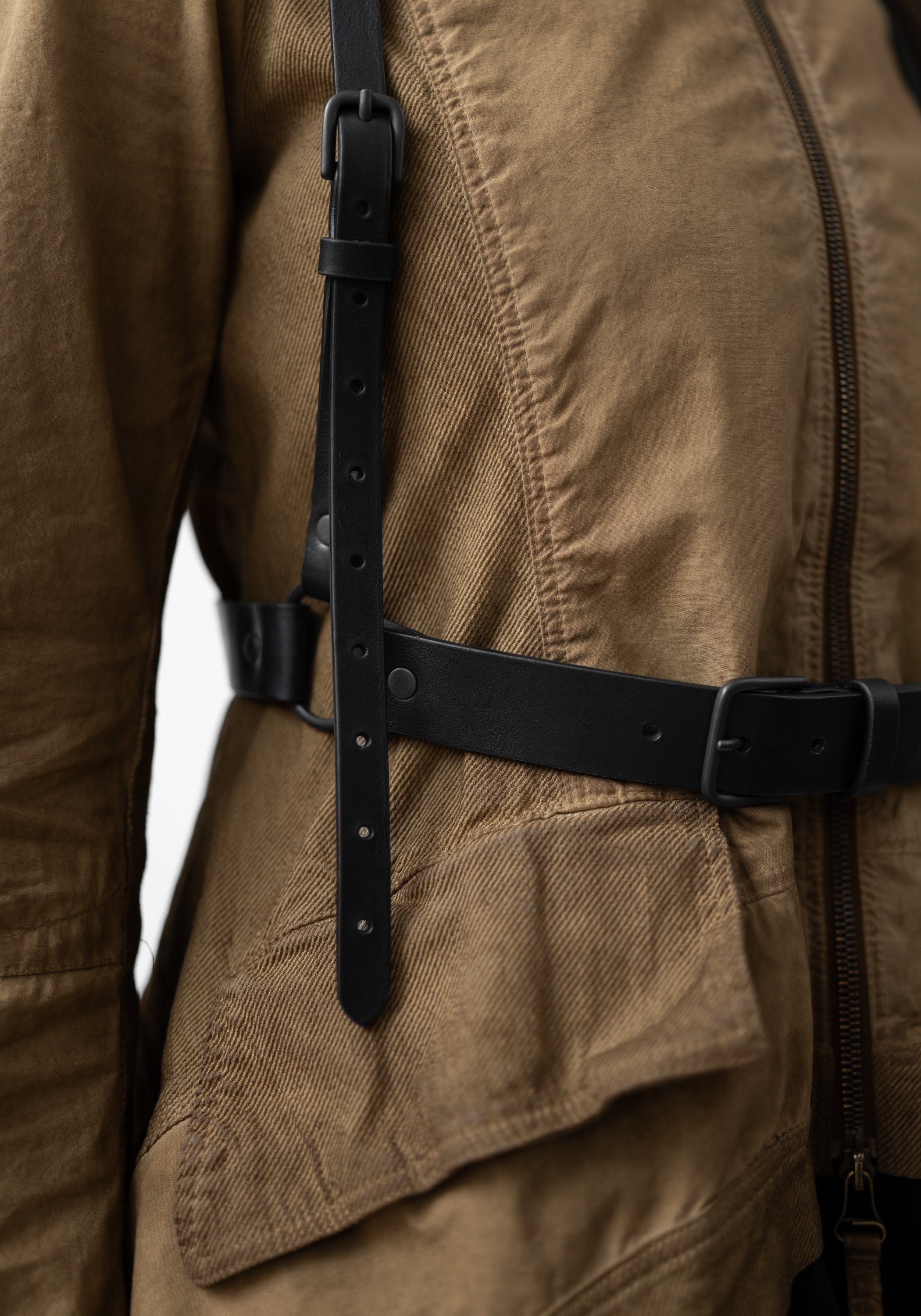 Black Leather Harness