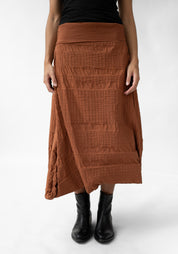 Geometric Textured Bubble Skirt