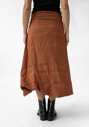 Geometric Textured Bubble Skirt
