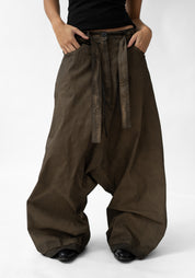 Extreme Drop Waist Straight Leg Pants