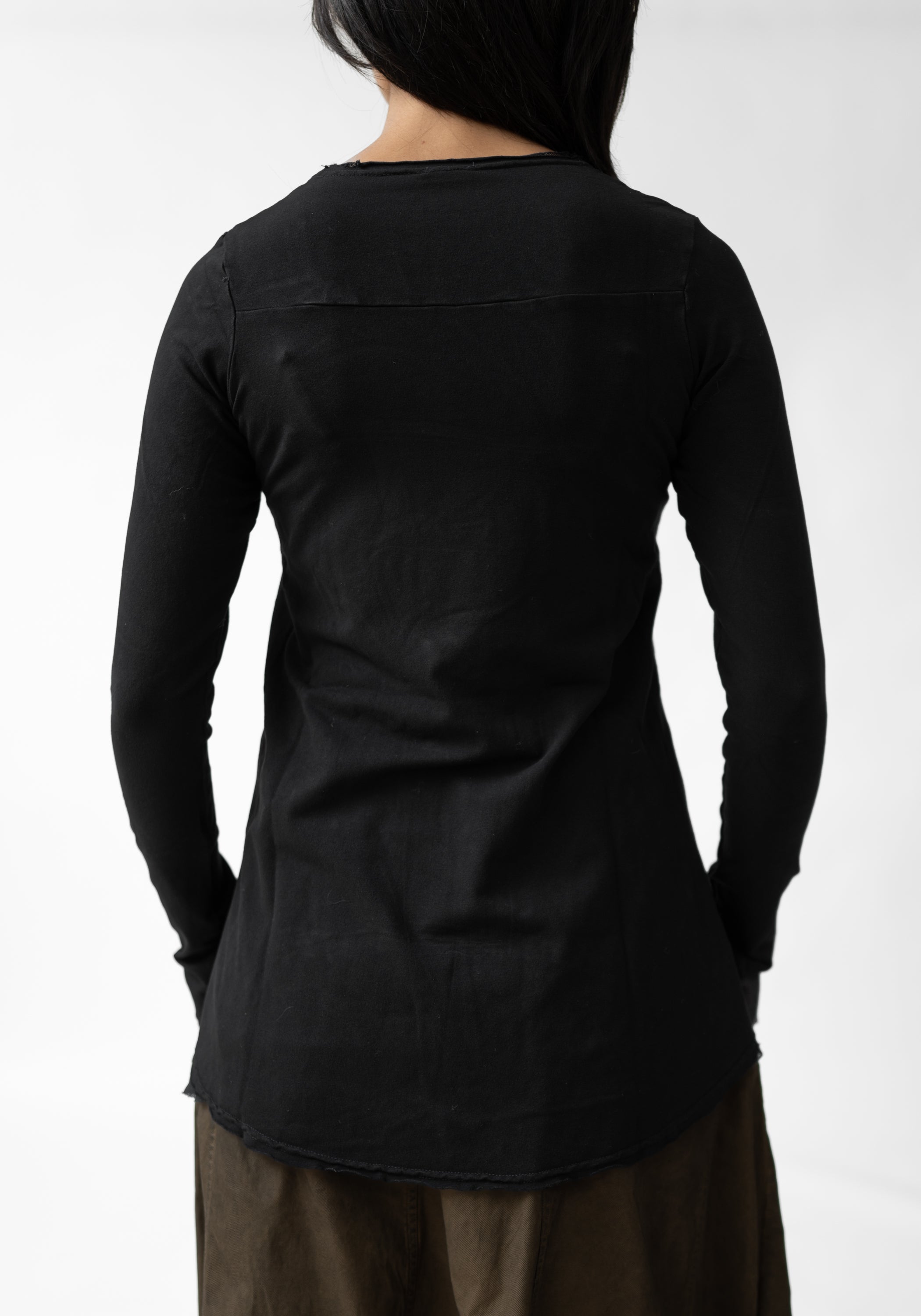 Fitted Mesh Details T-Shirt